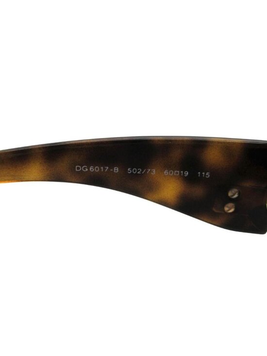Dolce & Gabbana Sunglasses 60 DG Logo Stone Decoration Tortoiseshell Eyewear main image 7